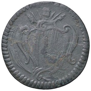 obverse: Rame Pontificio da Benedetto XIV (Gubbio e Ravenna), parte IV - RAVENNA - Benedetto XIV (1740-1758) - Mezzo baiocco Munt. 660/669; DV 275  CU. qBB