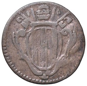 obverse: Rame Pontificio da Benedetto XIV (Gubbio e Ravenna), parte IV - RAVENNA - Benedetto XIV (1740-1758) - Quattrino 1744 Munt. 691; DV 68  CU. qBB/BB