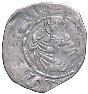 obverse: ZECCHE ITALIANE - L AQUILA - Ladislao di Durazzo (1388-1414) - Bolognino CNI 1/32; MIR 53/54 NC (AG g. 0,59). meglio di MB