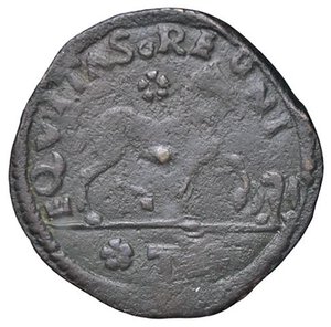 reverse: ZECCHE ITALIANE - L AQUILA - Ferdinando I d’Aragona (1458-1494) - Cavallo MIR 95  (CU g. 1,72). qBB