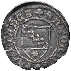 obverse: ZECCHE ITALIANE - AQUILEIA - Antonio II Panciera (1402-1411) - Denaro Biaggi 191; MIR 58  (AG g. 0,6). BB