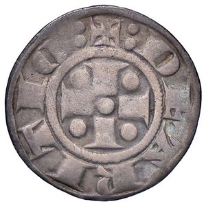 obverse: ZECCHE ITALIANE - AREZZO - Repubblica (Sec. XIII-XIV) - Grosso CNI 13/15; MIR 8 NC (AG g. 1,17). MB