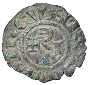 obverse: ZECCHE ITALIANE - ASTI - Comune (1140-1336) - Obolo MIR 35; Biaggi 233 RRR (MI g. 0,17) Buona conservazione per il tipo. BB+