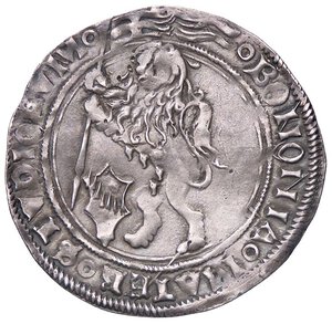 obverse: ZECCHE ITALIANE - BOLOGNA - Anonime dei Bentivoglio (1446-1506) - Grossone CNI 26/53; MIR 24 NC (AG g. 3,26). BB