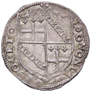 obverse: ZECCHE ITALIANE - BOLOGNA - Anonime dei Pontefici (sec. XVI-XVII) - Grosso Munt. 25; MIR 832/2 R (AG g. 2,05). qSPL