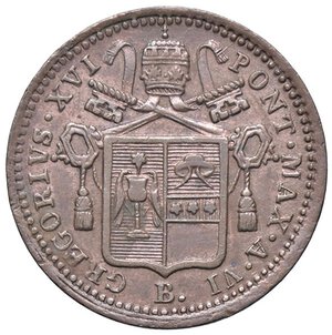 obverse: ZECCHE ITALIANE - BOLOGNA - Gregorio XVI (1831-1846) - Mezzo baiocco 1836 A. VI Pag. 216; Mont. 225  CU. qSPL