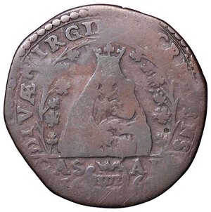 reverse: ZECCHE ITALIANE - CASALE - Carlo II Gonzaga (1647-1665) - 2 Reali 1662 CNI 16/20; MIR 359 R (MI g. 4,39). meglio di MB