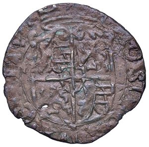 obverse: ZECCHE ITALIANE - CASTIGLIONE DELLE STIVIERE - Rodolfo Gonzaga (1586-1593) - Soldo CNI 357/389; MIR 153 NC (MI g. 1,09) Lieve mancanza passante. BB