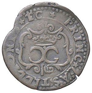 obverse: ZECCHE ITALIANE - CASTIGLIONE DELLE STIVIERE - Carlo Gonzaga (1678-1680) - Parpagliola CNI 6/16; MIR 248 NC (MI g. 1,5). qBB/MB