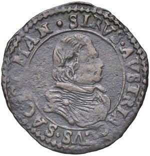 obverse: ZECCHE ITALIANE - CORREGGIO - Siro d Austria, Principe (1616-1630) - 3 Soldi CNI 138/145; MIR 201 RR (MI g. 1,39). MB+/qBB