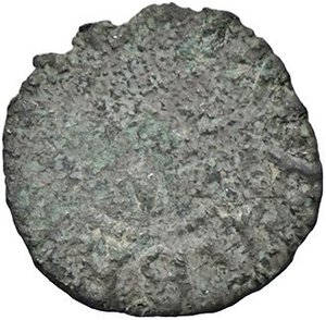 reverse: ZECCHE ITALIANE - FABRIANO - Monetazione Autonoma (1464-1470) - Quattrino Biaggi 707 RR (MI g. 0,32)Di rara apparizione. MB-BB