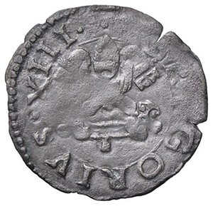 obverse: ZECCHE ITALIANE - FANO - Gregorio XIII (1572-1585) - Quattrino   (MI g. 0,53). meglio di MB