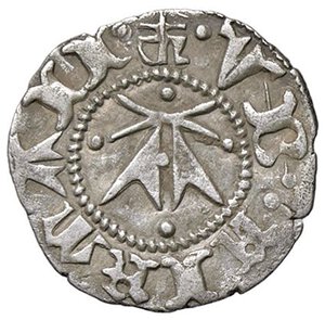 obverse: ZECCHE ITALIANE - FERMO - Francesco Sforza (1434-1446) - Bolognino CNI 1/15; Biaggi 733 R (AG g. 1). BB