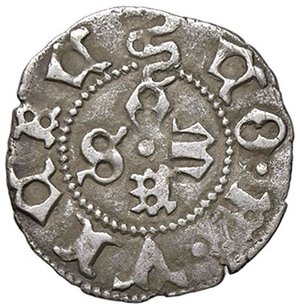 reverse: ZECCHE ITALIANE - FERMO - Francesco Sforza (1434-1446) - Bolognino CNI 1/15; Biaggi 733 R (AG g. 1). BB