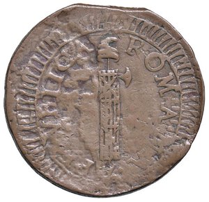 obverse: ZECCHE ITALIANE - FERMO - Repubblica Romana (1798-1799) - Baiocco  R CU. qBB