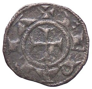 obverse: ZECCHE ITALIANE - FERRARA - Repubblica, a nome di Federico I (1200?-1344) - Denaro CNI 1/5; MIR 215  (MI g. 0,54). BB