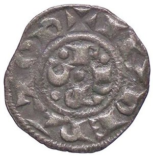 reverse: ZECCHE ITALIANE - FERRARA - Repubblica, a nome di Federico I (1200?-1344) - Denaro CNI 1/5; MIR 215  (MI g. 0,54). BB