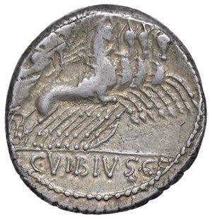 reverse: ROMANE REPUBBLICANE - VIBIA - C. Vibius C. F. Pansa (90 a.C.) - Denario B. 2; Cr. 342/5  (AG g. 3,92) Segno al D/. qBB