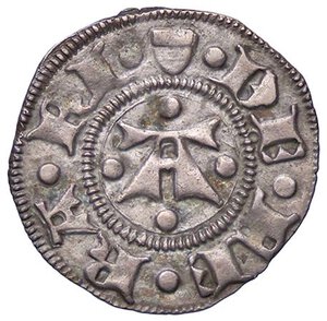 obverse: ZECCHE ITALIANE - FERRARA - Nicolò II D Este (1361-1388) - Marchesino CNI 1/6; MIR 218 R (AG g. 1,25)Grande. qSPL