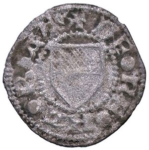 obverse: ZECCHE ITALIANE - FERRARA - Nicolò II D Este (1361-1388) - Quattrino CNI 7/13; MIR 219 R (MI g. 0,61). meglio di MB