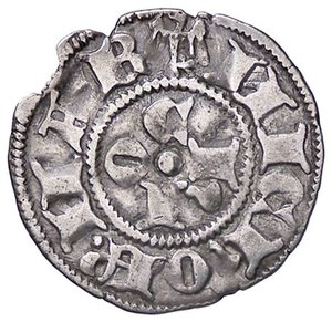 reverse: ZECCHE ITALIANE - FERRARA - Nicolò III D Este (1393-1441) - Marchesino CNI 1/2; MIR 221  (AG g. 1,09)Grande. BB+