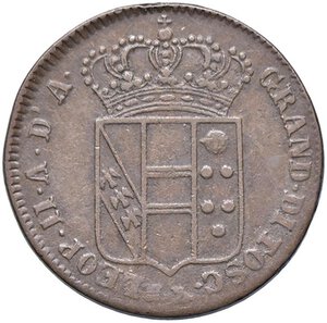 obverse: ZECCHE ITALIANE - FIRENZE - Leopoldo II di Lorena (1824-1859) - 5 Quattrini 1830 Mont. 379; NIR 463/4 R MI. BB+/BB