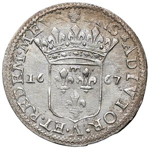 reverse: ZECCHE ITALIANE - FOSDINOVO - Maria Maddalena Centurioni Malaspina (1667-1669) - Luigino 1667 CNI 3/11; MIR 46  AG. qSPL