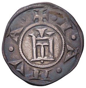 obverse: ZECCHE ITALIANE - GENOVA - Repubblica (1139-1339) - Grosso da 4 denari CNI 81/100 e 104/106; MIR 13  (AG g. 1,41). BB+