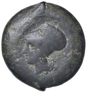 obverse: GRECHE - SICILIA - Siracusa (425-IV sec. a.C.) - Dracma Mont. 5082; S. Ans. 454  (AE g. 33,43). meglio di MB