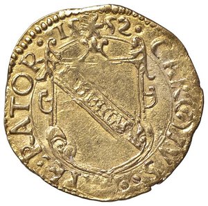 obverse: ZECCHE ITALIANE - LUCCA - Repubblica (1369-1799) - Scudo d oro del Sole 1552 CNI 319/23; MIR 185  (AU g. 3,27). BB