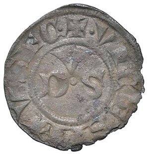 reverse: ZECCHE ITALIANE - MACERATA - Giovanni XXII (1316-1334) - Picciolo CNI 3; Munt. 3 NC (MI g. 0,49)Globetti ai lati della croce. BB+