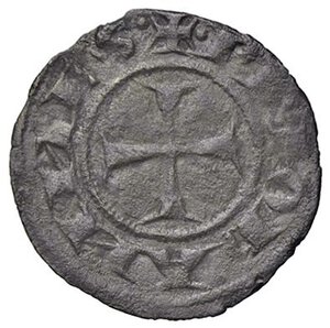 obverse: ZECCHE ITALIANE - MACERATA - Giovanni XXII (1316-1334) - Picciolo CNI 3; Munt. 3 NC (MI g. 0,42)Rosette ai lati della croce. BB