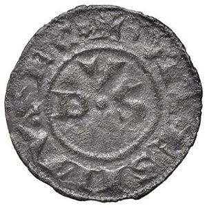 reverse: ZECCHE ITALIANE - MACERATA - Giovanni XXII (1316-1334) - Picciolo CNI 3; Munt. 3 NC (MI g. 0,42)Rosette ai lati della croce. BB