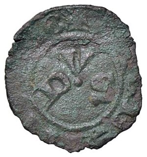 reverse: ZECCHE ITALIANE - MACERATA - Giovanni XXII (1316-1334) - Picciolo CNI 3; Munt. 3 NC (MI g. 0,62). qBB