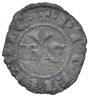 reverse: ZECCHE ITALIANE - MACERATA - Benedetto XII (1334-1341) - Picciolo CNI 11; Munt. 2 R (MI g. 0,46). qBB