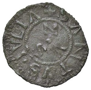 obverse: ZECCHE ITALIANE - MACERATA - Anonime Papali (1404-1471) - Picciolo  R (MI g. 0,33). BB+