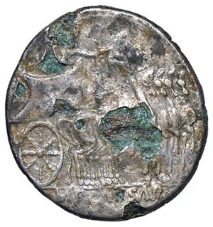 obverse: ROMANE IMPERIALI - Augusto (27 a.C.-14 d.C.) - Denario B. 154; C. 115  (AG g. 2,58) Suberato. MB