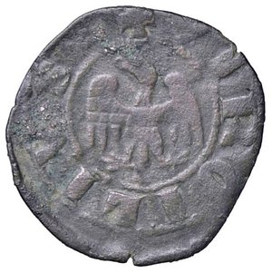 obverse: ZECCHE ITALIANE - MANTOVA - Luigi o Guido Gonzaga (1328-1360, 1328-1369) - Quattrino CNI 8; MIR 373  (MI g. 0,88). qBB