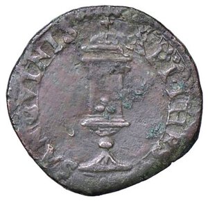 reverse: ZECCHE ITALIANE - MANTOVA - Francesco III Gonzaga (1540-1550) - Quattrino CNI 54/68; MIR 502 NC (CU g. 1,61). BB