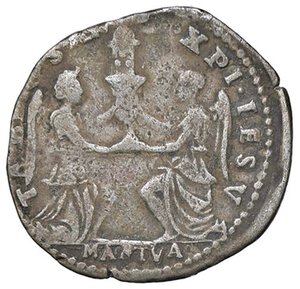 obverse: ZECCHE ITALIANE - MANTOVA - Ferdinando Gonzaga (1612-1626) - Parpagliola CNI 8/16 (Anon. dei Gonzaga); MIR 617a NC (AG g. 1,76). qBB