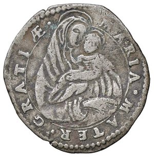 reverse: ZECCHE ITALIANE - MANTOVA - Ferdinando Gonzaga (1612-1626) - Parpagliola CNI 8/16 (Anon. dei Gonzaga); MIR 617a NC (AG g. 1,76). qBB