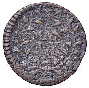 reverse: ZECCHE ITALIANE - MANTOVA - Carlo II Gonzaga (1647-1665) - Sesino CNI 58; MIR 710 RR (CU g. 0,96). meglio di MB