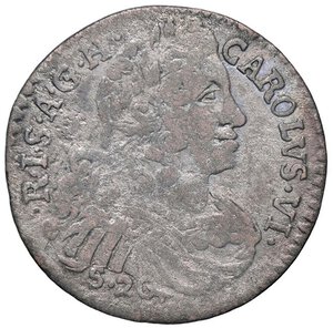 obverse: ZECCHE ITALIANE - MANTOVA - Carlo VI d Asburgo (1707-1740) - Lira 1734 CNI 31/33; MIR 752/4 R MI. MB