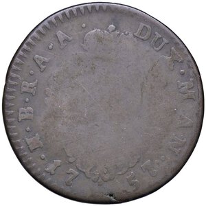 reverse: ZECCHE ITALIANE - MANTOVA - Maria Teresa d Asburgo (1740-1780) - 2 Lire 1757 Mont. 44; MIR 760/1 RR AG. B