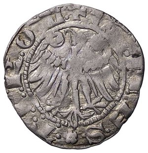 obverse: ZECCHE ITALIANE - MERANO - Maultasch Margarete (1335-1363) - Grosso tirolino MIR 180 R (AG g. 1,14). qBB