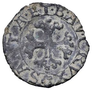 reverse: ZECCHE ITALIANE - MESSERANO - Anonime dei Fieschi (1492-1521) - Trillina CNI 14/19; MIR 678 R (MI g. 0,72). BB+