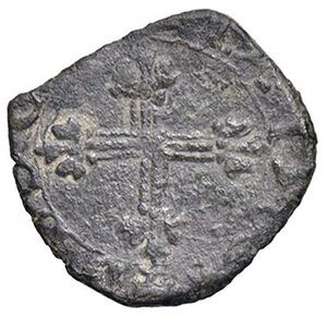 reverse: ZECCHE ITALIANE - MESSERANO - Besso Ferrero Fieschi (1559-1584) - Quarto di soldo CNI 29; MIR 750 R (MI g. 1,09). qBB