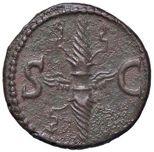 reverse: ROMANE IMPERIALI - Augusto (27 a.C.-14 d.C.) - Dupondio C. 249  (AE g. 10,66). BB+