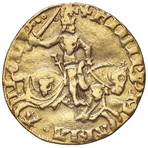 obverse: ZECCHE ITALIANE - MILANO - Filippo Maria Visconti (1412-1447) - Fiorino Crippa 1; MIR 150 NC (AU g. 3,44) Da montatura. qBB