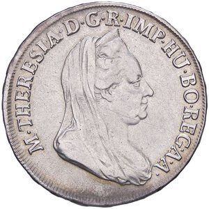 obverse: ZECCHE ITALIANE - MILANO - Maria Teresa d Asburgo (1740-1780) - Mezzo scudo 1779 Crippa 39/D; MIR 436/4 RRR AG. qBB/BB